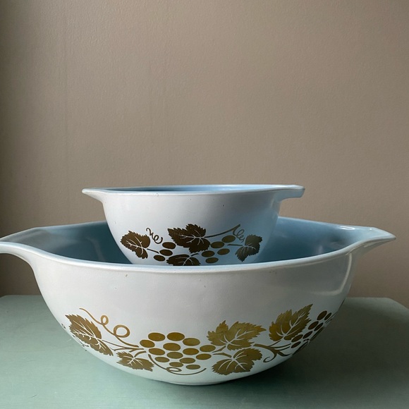 Pyrex Dining Vintage Delphite Pyrex Chip An Dip Set Poshmark